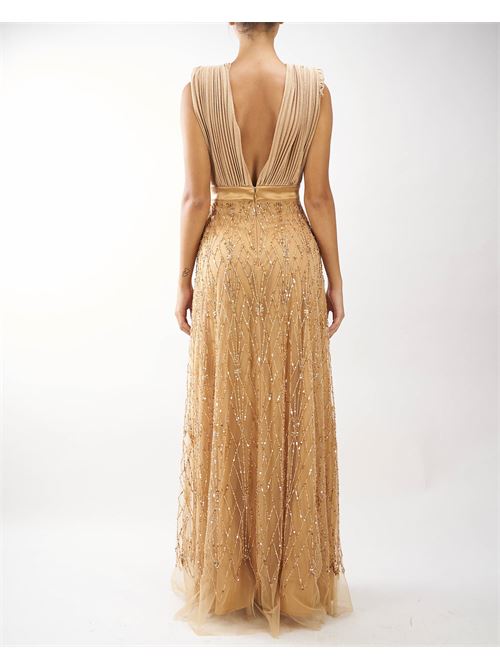 Red carpet dress in jersey with diamond embroidery Elisabetta Franchi ELISABETTA FRANCHI |  | AB45137E2791